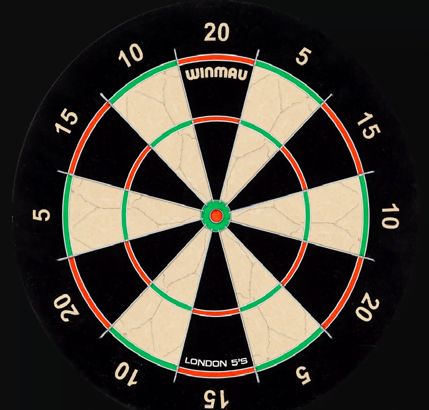 History of dart boards and materials they are made from