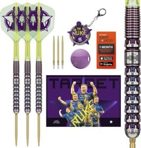 Celebrating Luke Littler world championship with darts