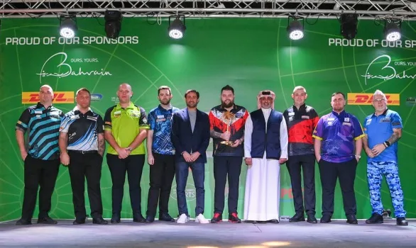 PDC world series debut Luke Littler lineup photo