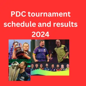 Stars of PDC premier darts events and the 2024 PDC tournament schedule, how to watch the darts live