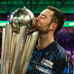 Red Dragon, sponsor of world champion Luke Humphries SOLD!