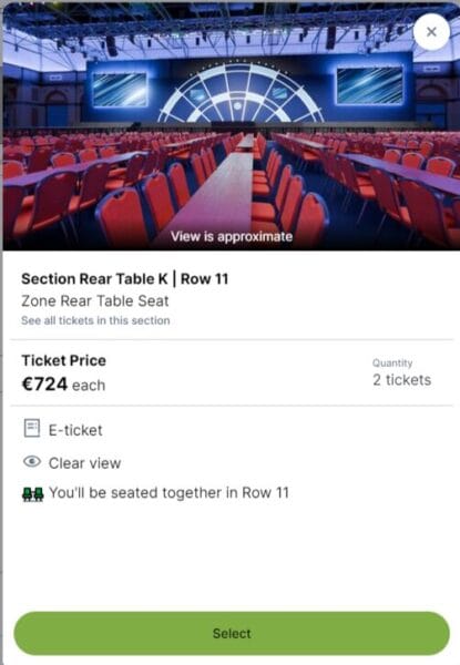 crazy markup on pdc world champs tickets