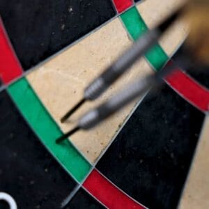 Double in or double out in 501 darts