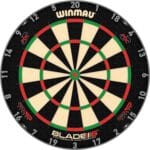 The official dartboard as used in all PDC tournaments