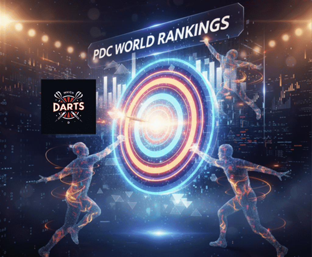 Darts world rankings updated as tournaments progress