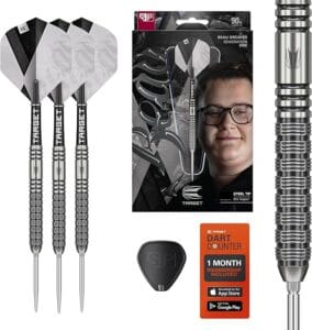 Beau greaves match darts setup