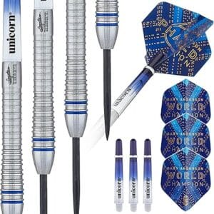Darts sertup currently used by Gary Anderson in matches