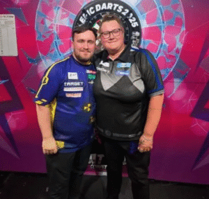 Luke Littler and Beau Greaves at Modus MDA Event