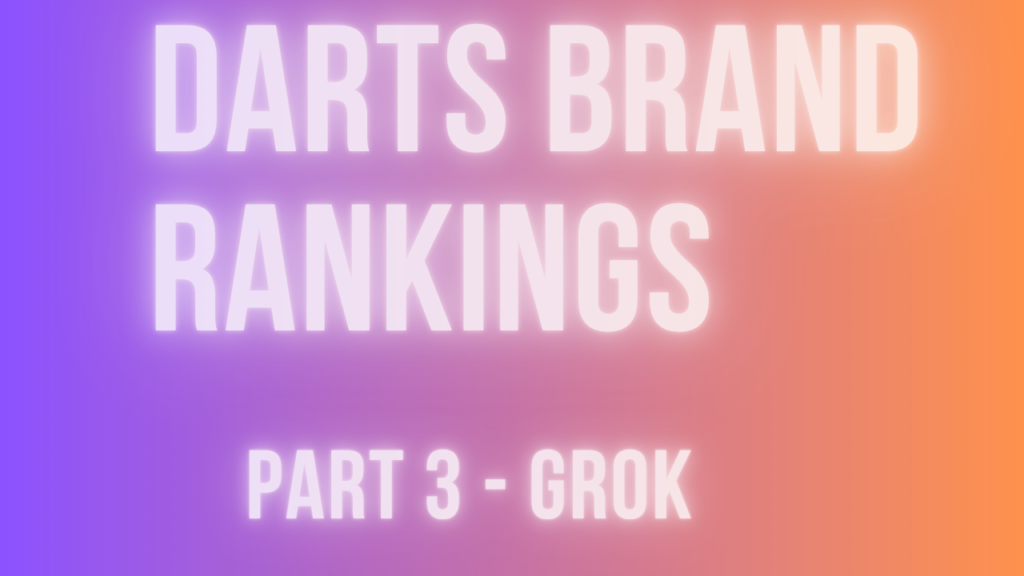 darts brand rankings 3